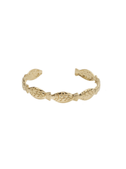 Armband bangle vissen goud - Rose&amp;Camellia