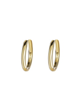 Oorbellen hoops goud - Rose&amp;Camellia