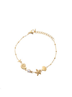 Armband zeeleven goud - Rose&amp;Camellia