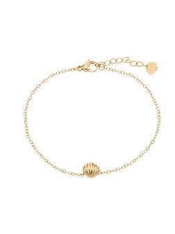 Armband schelpje goud - Rose&amp;Camellia