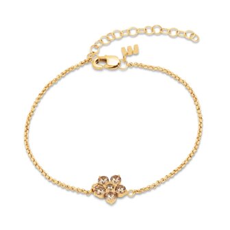 Armband Friends Annie champagne goud - Melano