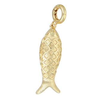Bedel clip grote vis 8268-4 goud - Fushi
