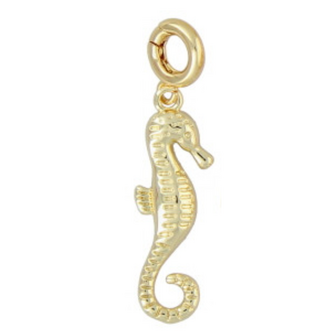 Bedel clip zeepaardje 8268-6 goud - Fushi