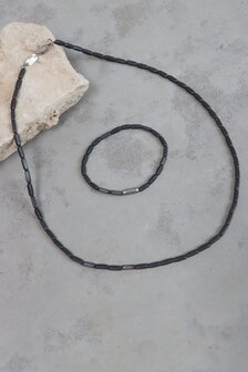 Mannen ketting Vince zilver - GeorgeTheLabel