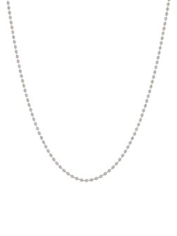 Mannen ketting double ball zilver - GeorgeTheLabel