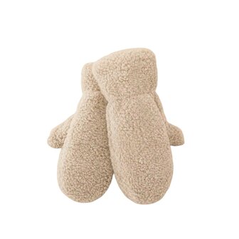 Handschoenen teddy beige