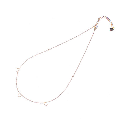 Ketting N3203-2 3 hearts goud - Day&Eve 