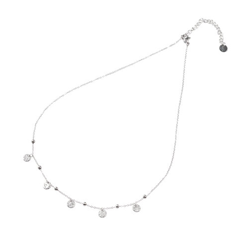 Ketting N3201-1 balls + petals zilver - Day&Eve 