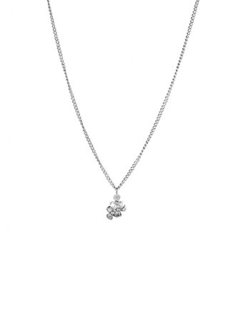 Ketting N2339-1 flower zilver - Day&Eve