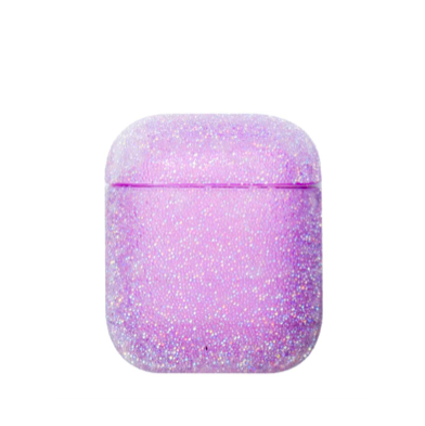 Sparkly lila airpod case - MIM Amsterdam