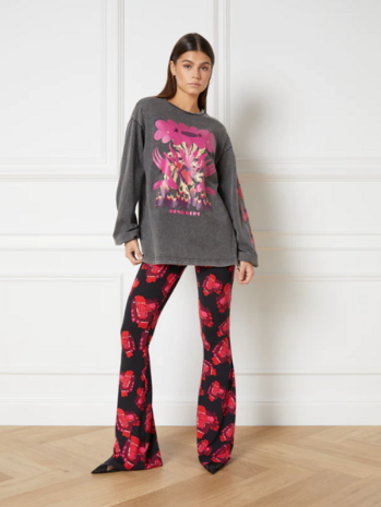 Broek flared Abba rood - Refined Department