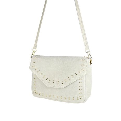 Tas suède studs beige - Baggyshop