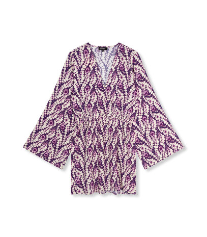 Jurk print Fab paars - Refined Department