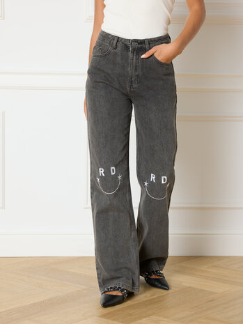Jeans smiley Hannah grijs - Refined Department
