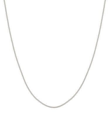 Ketting mini square silver - George The Label
