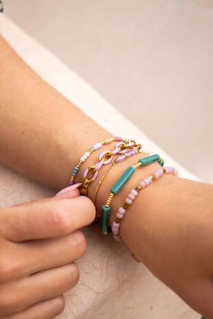 Armband Raffaello goud - Label Kiki