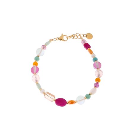 Armband Tropical blossom goud - Label Kiki