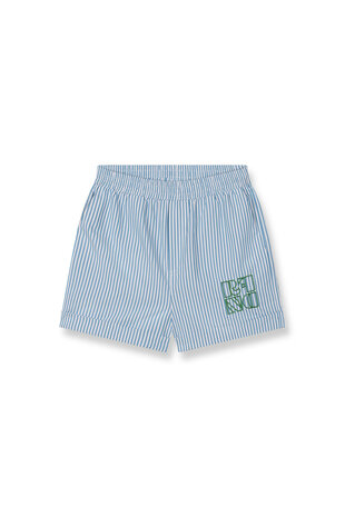 Short gestreept Davida blauw/wit - Refined Department