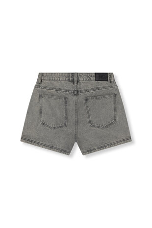 Short Zaar denim met metallic groene studs - Refined Department