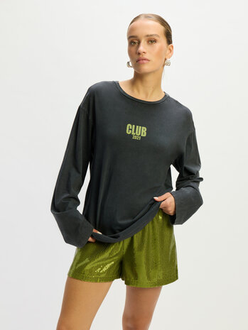 Longsleeve Winnie met backprint van steentjes  - Refined Department