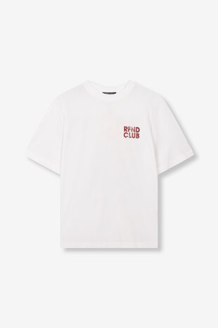 T-shirt Maggy rfnd club met backprint rood/groen - Refined Department