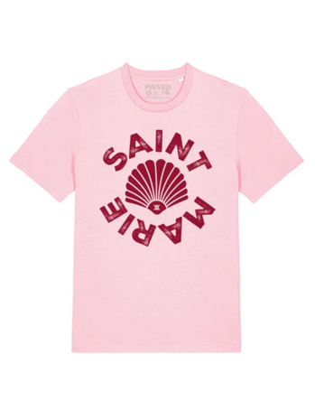 T-shirt Shell Red Candy Pink - Pinned by K