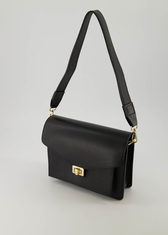 Tas Stacey zwart leer - Teatro