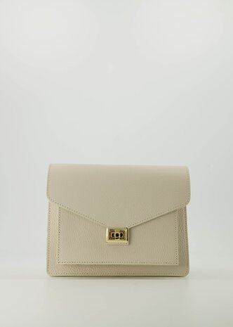 Tas Stacey beige leer - Teatro
