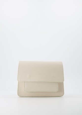 Tas Fenna beige leer