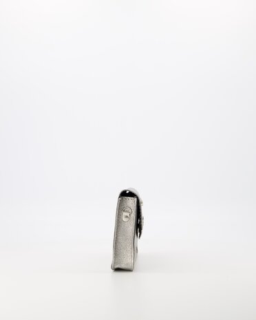 Tasje Laura metallic zilver
