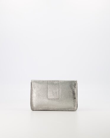 Tasje Laura metallic zilver