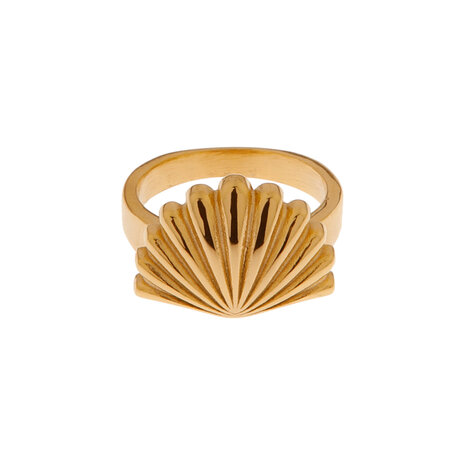 Ring K.R.047.8 Shell goud - Label Kiki