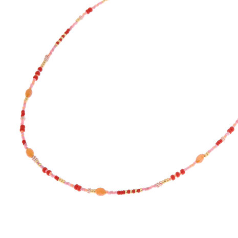 Ketting K.SK.190.1 Sangria goud - Label Kiki