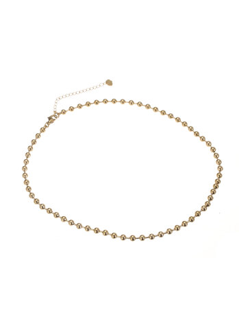 Ketting Beads goud - Rose & Camellia