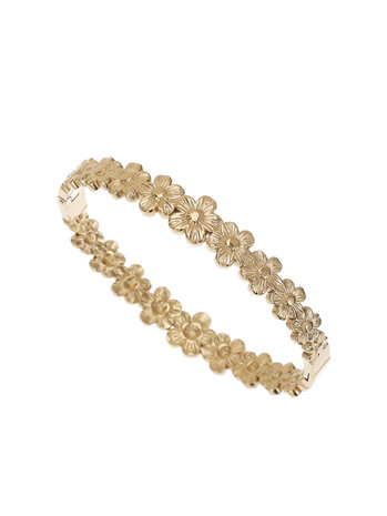 Armband bangle Flowers goud - Rose & Camellia