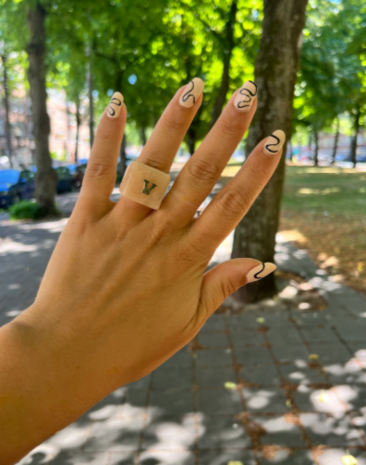 Nagel stickers Savage Swirls - Blitsbee