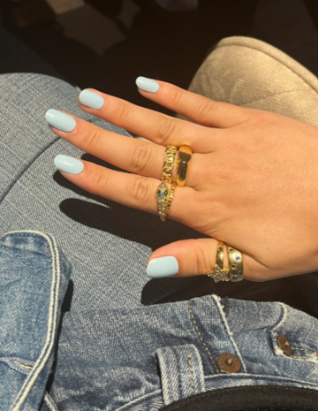 Nagel stickers Baby Blue - Blitsbee