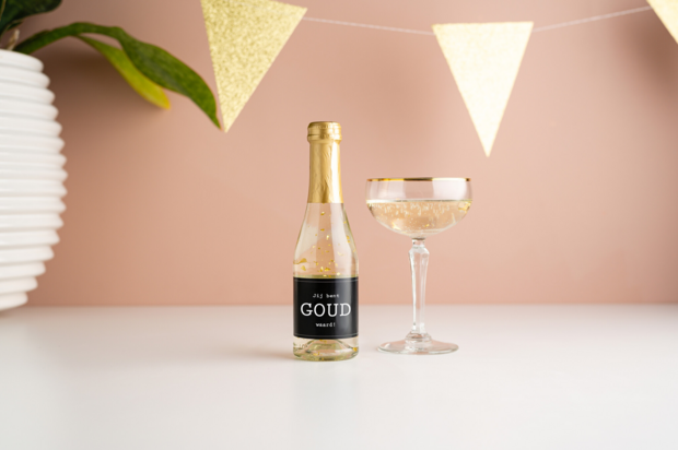 Prosecco Jij bent goud waard! - Flessenwerk