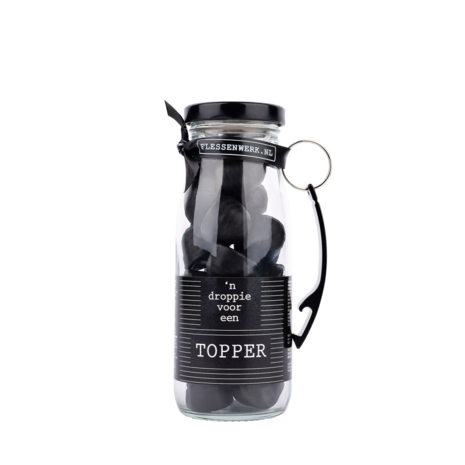 Dropflesje 'n droppie voor een topper! - Flessenwerk