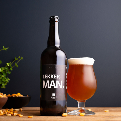 Bier Lekker man! groot - Bottle Language