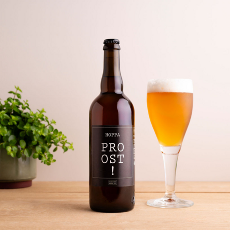 Bier Hoppa proost! groot - Flessenwerk