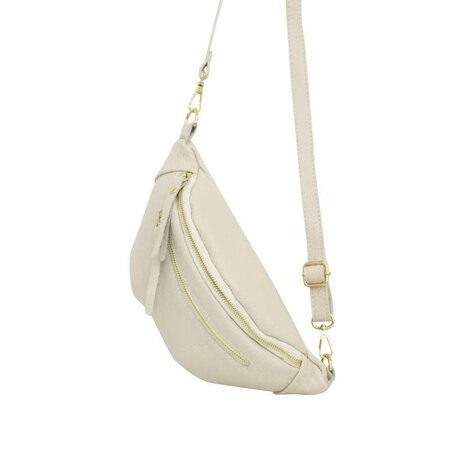 Tas Let's shine - beige/goud - Baggyshop