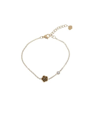 Armband Rose and diamond goud - Rose & Camellia