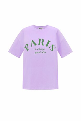 T-shirt Paris - lila