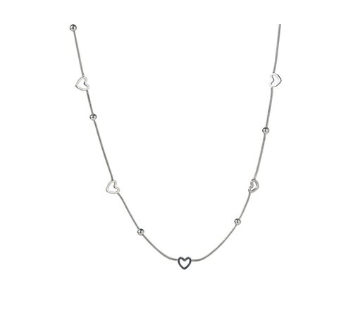 Ketting N5349-1 Smooth heart necklace zilver - ​​​​​​​Day&Eve 