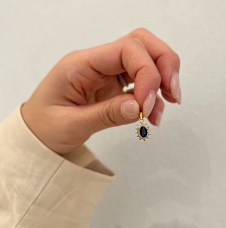 Bedel 84 blauw (zilver/goud) - Imotionals
