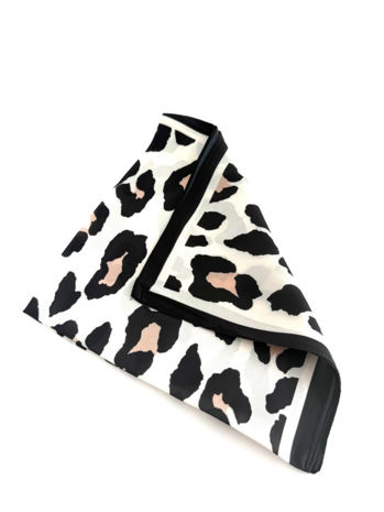 Sjaaltje  S515-1 Panter zwart + creme - Day&Eve