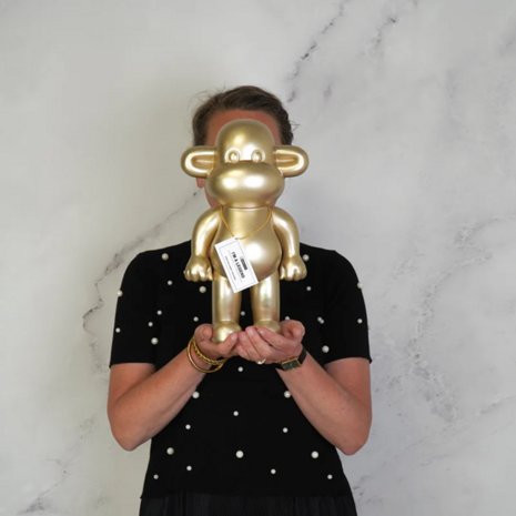Aap ornament groot goud - HouseVitamin