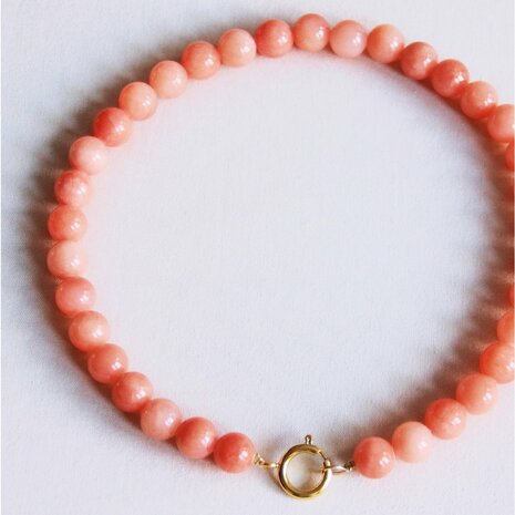 Kralen ketting oranje - Bazou