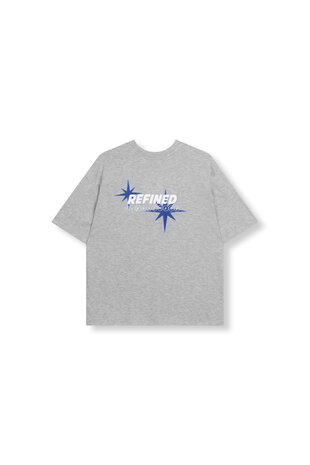 T-shirt Maggy grijs/blauw - Refined Department